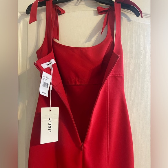 NWT Gorgeous Likely form fitting red dress. Date Night or Sassy Christmas dress. - Picture 7 of 7